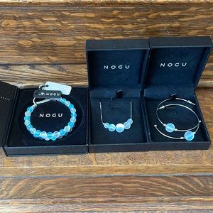 NOGU mermaid glass jewelry set